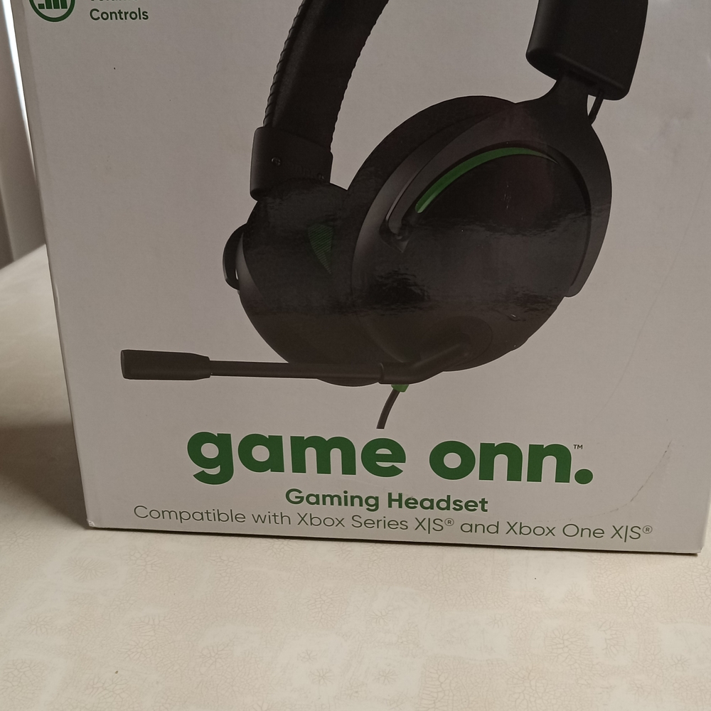 Black and Green Gaming Headset